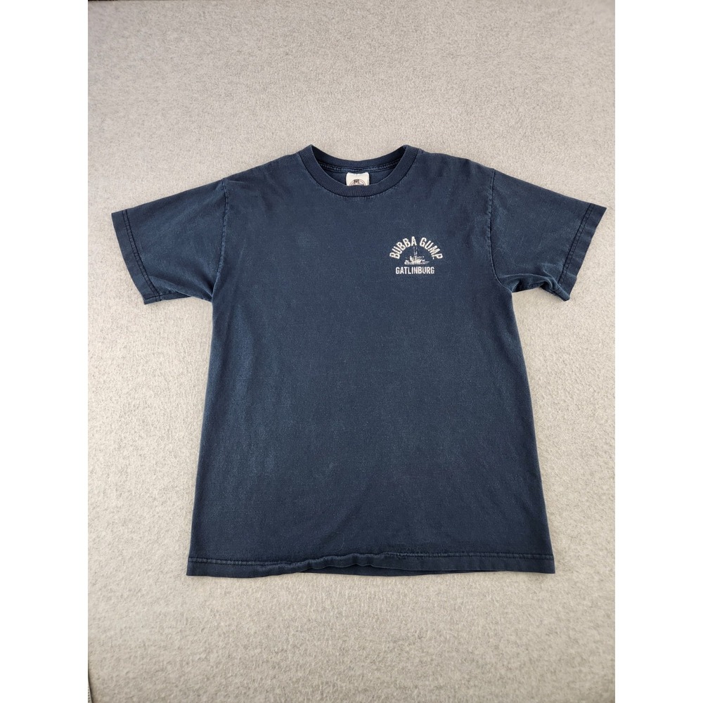 Vintage bubba gump shrimp T-shirt Gatlinburg TN Restaurant Movie Sz Small Medium - Picture 2 of 11